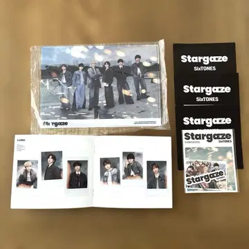 SixTONES Stargaze 혜택과 사진집 시리얼 3개 포함