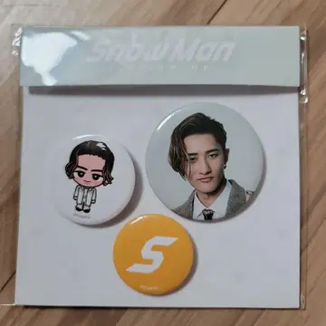 캔뱃지 세트_이와모토 히카루 Snow Man 1st POP-UP