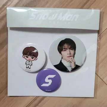 캔뱃지 세트_후카사와 타츠야 Snow Man 1st POP-UP