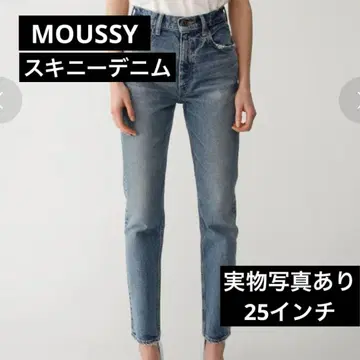 MOUSSY mvs 스키니 데님 블루 25인치