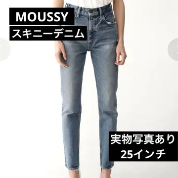 MOUSSY mvs 스키니 데님 블루 25인치