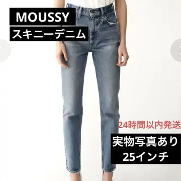 MOUSSY mvs 스키니 데님 블루 25인치
