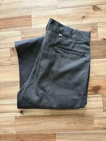 70s Dickies 치비택 빨간색 택 알루미늄 지퍼 올리브 카키