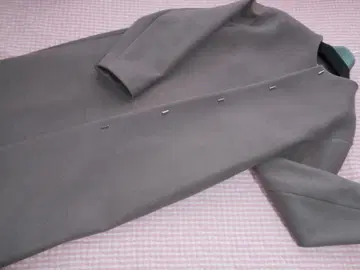 [ 새상품/미사용 ] PLST 울 블렌드 멜톤 노카라 롱 코트