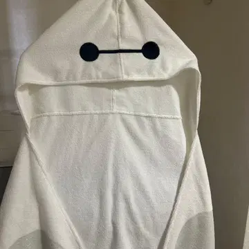 베이맥스 happy 복권 C상 후드 부착 판초 타월