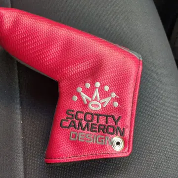 SCOTTY CAMERON 퍼터용 골프헤드커버 빨간색