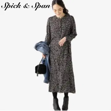 Spick&Span 스픽 앤 스팬 원피스 꽃무늬 올 패턴 롱