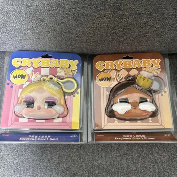 CRYBABY SHINY SHINY 크라이베이비 이어폰 케이스 브라운