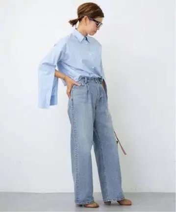 새상품급 두지엠 클라세 턱 배기 데님 Deuxieme classe