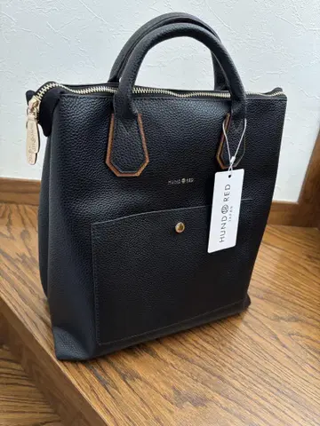 HUNDRED 블랙 토트백 백팩 겸용