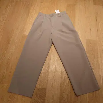 ZARA 베이지 와이드 레그 팬츠 사이즈 40