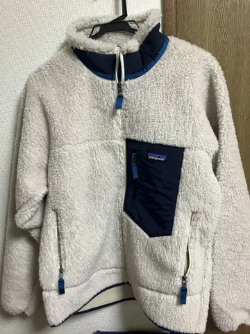 patagonia 레트로 X 플리스 자켓 M 사이즈 크림/네이비