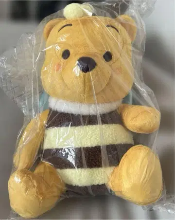 곰돌이 푸 빨간 볼 슈퍼 라지 봉제 인형 벌꿀 Ver.