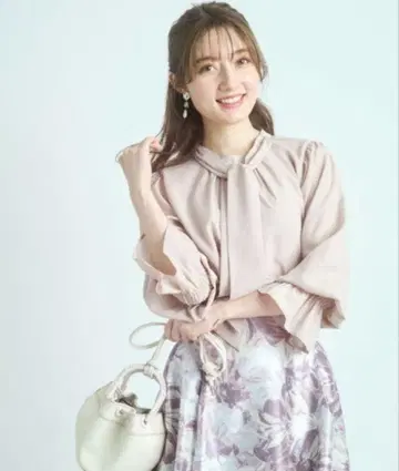 세탁 가능한 2WAY 보타이 조젯 블라우스 졸업식, 입학식에도