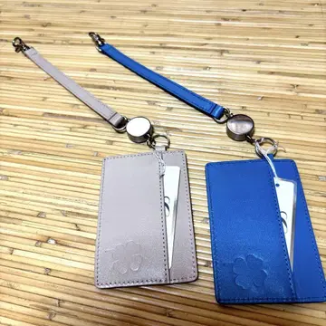 소가죽 패스케이스 색상 다른 페어 미사용 새상품