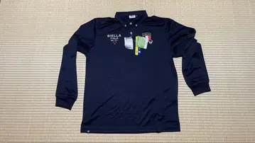 FILA 네이비 긴팔 피케 셔츠