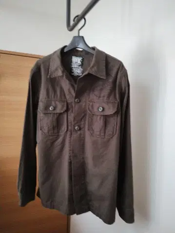 AVIREX 브라운 밀리터리 자켓 L