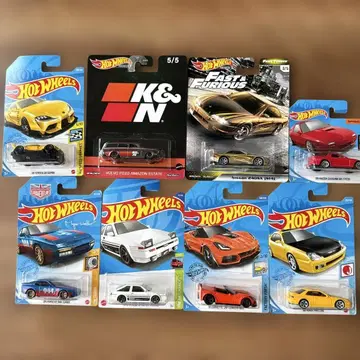 핫휠 와이스피 실비아 RX-7 AE86 트레노