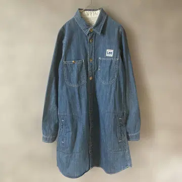 Lee 리 데님 미니 원피스 UNION MADE 버튼 다운 M 사이즈