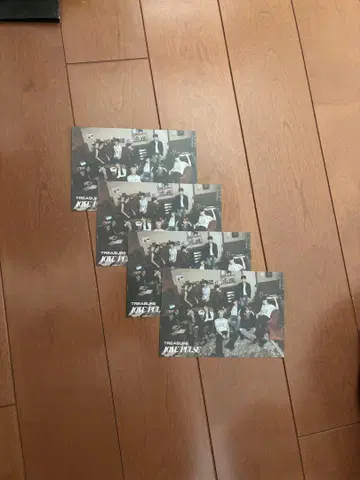 treasure 엽서 미사용 4장 세트