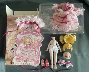 인형 세트 핑크 드레스 포함