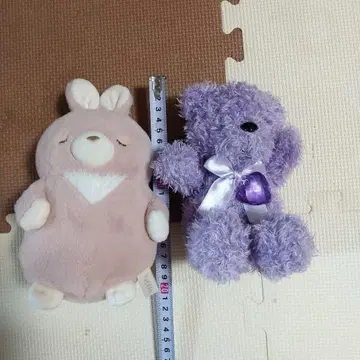 토끼와 곰 봉제 인형 세트
