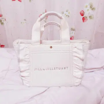 JILL by JILLSTUART 프릴 토트 스몰 피오니 핑크