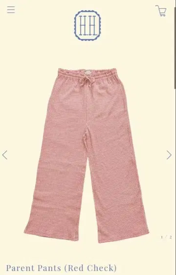 House on the hill parent pants/redcheck