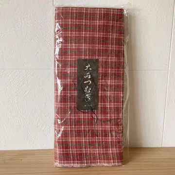 토사 츠무기 옷감 면 100% 하마다 직물 격자 무늬 (익명 배송)