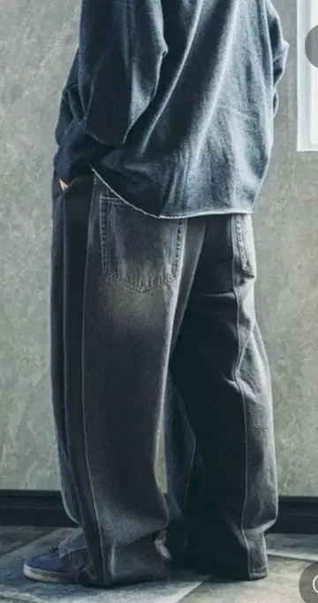 niko and - MODE NORM CO 데님 패치워크 팬츠
