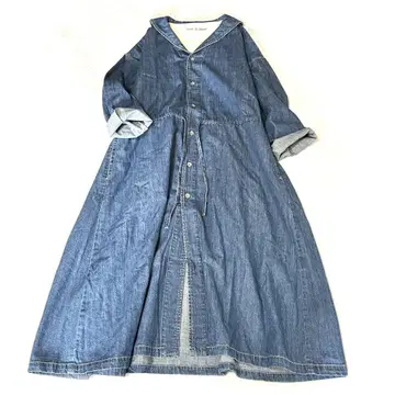 새상품급 브로캔트 Brocante 데님 롱 원피스