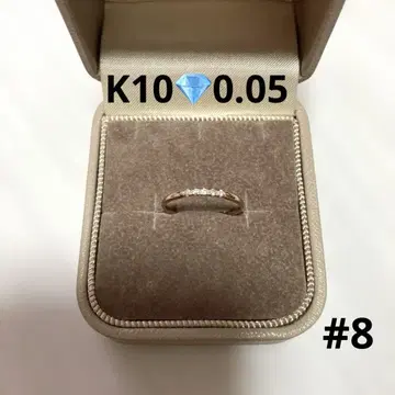 K10 다이아몬드 반지