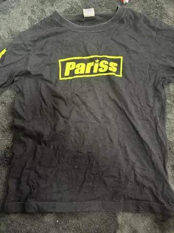 Pariss 로고 프린트 T셔츠 XS