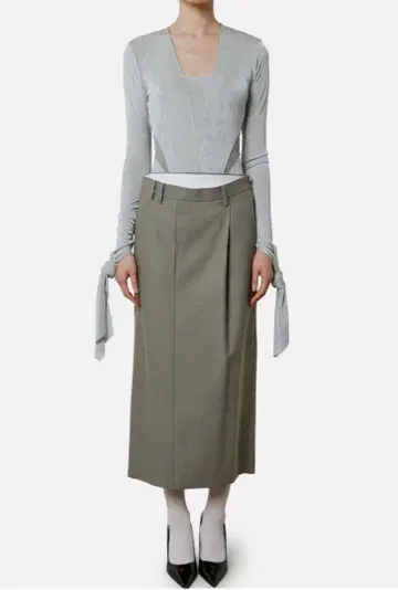 IRENE 미사용 Clip Band Trompeouille Skirt