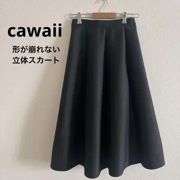 cawaii M부터 L 대응 형태 무너짐 없는 신 키프의 입체 스커트