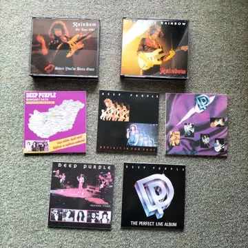 Rainbow & Deep Purple 라이브 CD 7세트