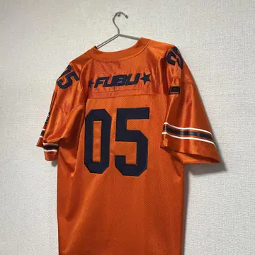 초레어 디자인 fubu 게임 셔츠 유니폼 메쉬 오렌지
