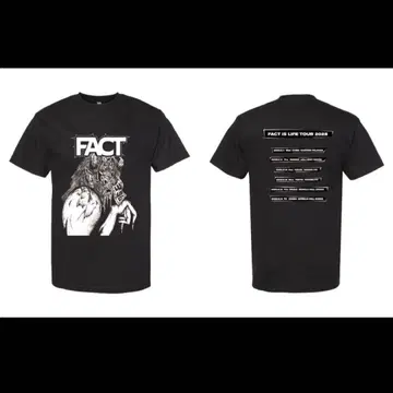 FACT IS LIFE TOUR 2025 티셔츠