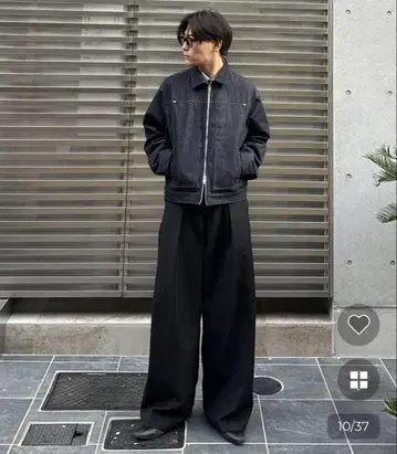 핀턱 와이드 슬랙스