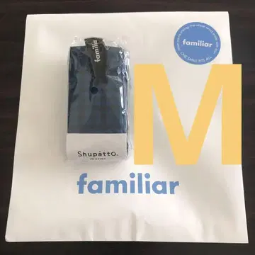 Shupatto 에코백 M 네이비 계열 체크
