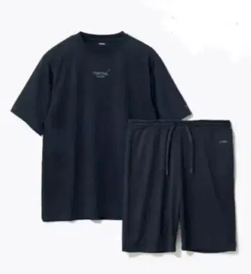 Tential Bakune Dry L 사이즈 네이비 상하의 세트