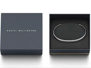 DANIEL WELLINGTON 실버 팔찌 박스 포함