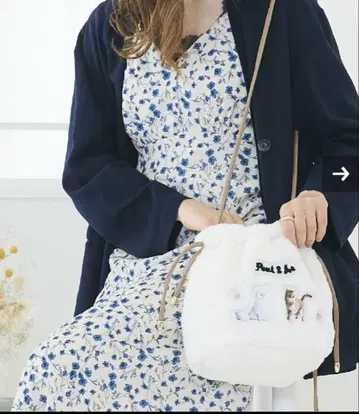 새상품 폴앤조 액세서리 모코모코 숄더백 고양이 정가 7590