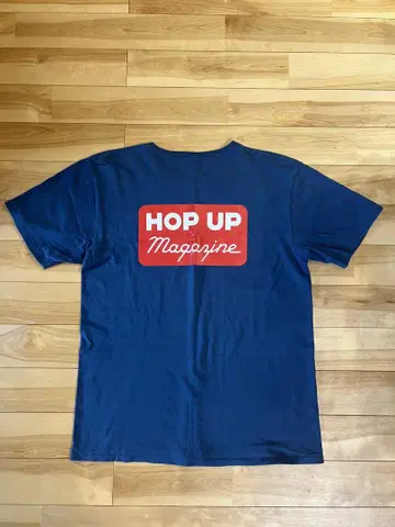 HOP UP Magazine 티셔츠 네이비 RADIALL