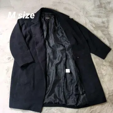 HK WORKS LONDON 네이비 롱 코트 M