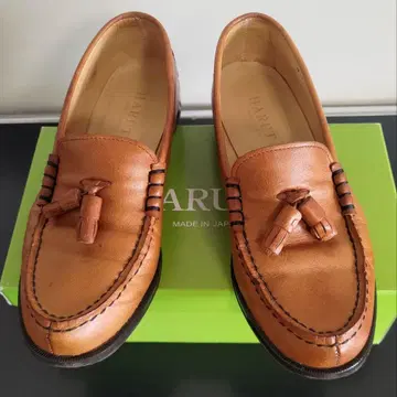 HARUTA 하루타 태슬 로퍼 25cmEE 일본제 라이트 브라운