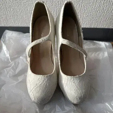 브라이덜 신발 화이트 22cm
