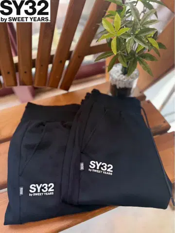 미사용 새상품 SY32 by SWEET YEARS 스웨트 팬츠 바지