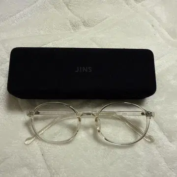 JINS 클리어 프레임 라운드 안경