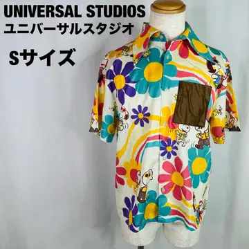 USJ 유니버셜 스누피 반팔 셔츠 S a52
